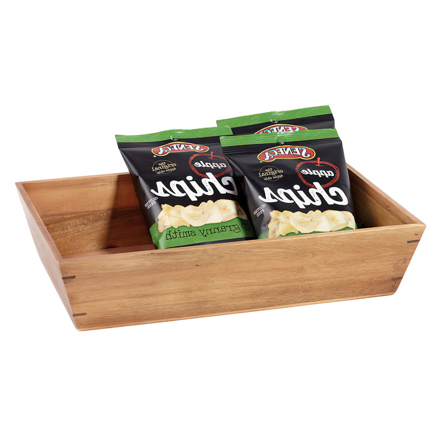 18.25" x 12" Rectangular Wood Tray, 4" tall (fits IR-2010)