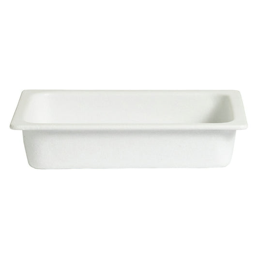 6.3 qt., 10.43" x 12.8" Half Size Deep Food Pan 1/2 x 4", 3.94" Deep in Bugambilia MOD smooth finish