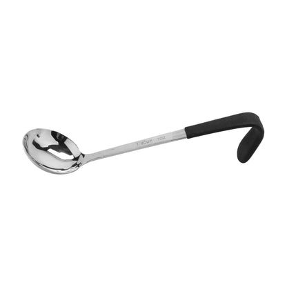 1 oz., 9.5" Stainless Steel Ladle w/ Mirror Finish and Cool-Grip Handle