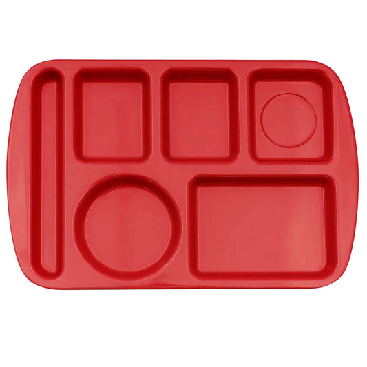 14.625" x 9.75" Left Handed 6-Compartment Tray, 0.875" Tall