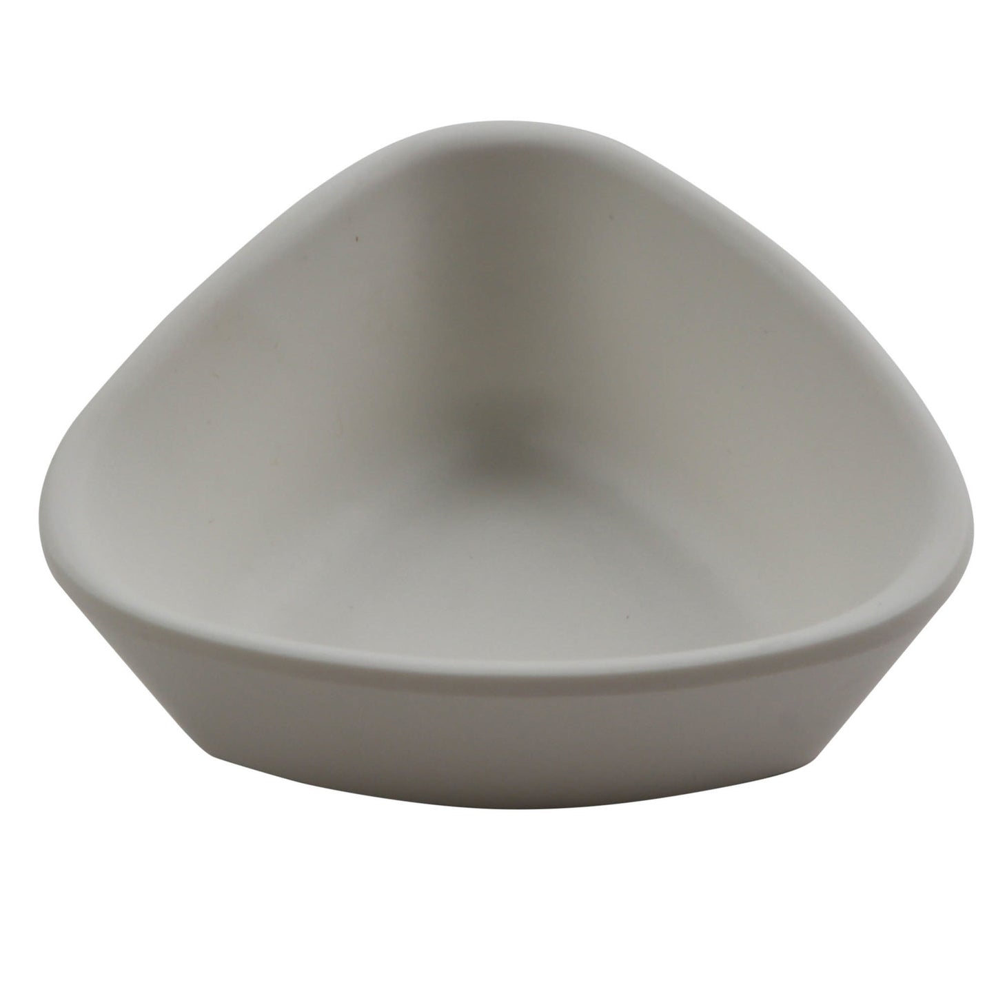 1.5 oz revive touch of honey triangle melamine ramekin with organic texture, 3"L x 2.75"W x 1.25"H, GET, cheforward