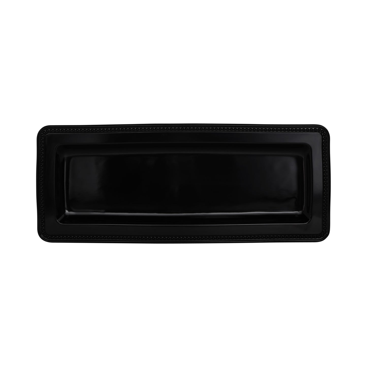 Melamine Rectangular Tray - Black