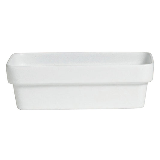 2.6 qt., 11.42" x 6.02" Large Rectangular China Bowl, 3.54" Deep