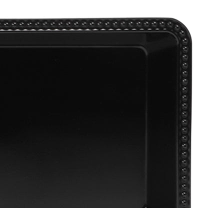 Melamine Rectangular Beaded Edge Tray - Black