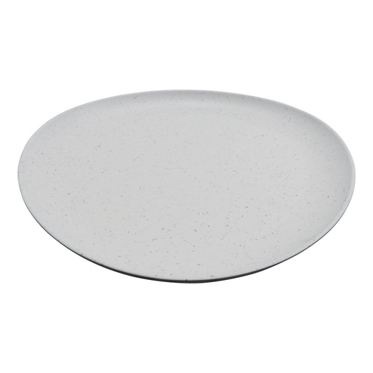 12" revive stone natural/black triangle melamine platter (extra large), 12"L x 12"W x .5"H, GET, cheforward