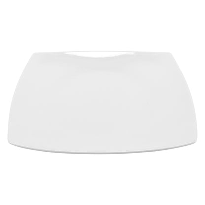 10 5/8" x 10 5/8" Bright White Porcelain Plate, Corona Asia (Stocked) (12 Pack)