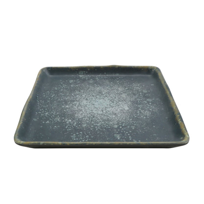 6" savor dusk square melamine plate, 6"L x 6"W x 0.56"H, GET, cheforward