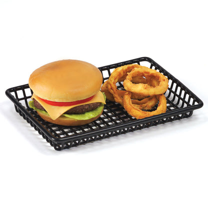 9" x 7" Rectangular Grid Basket, 1.125" Tall