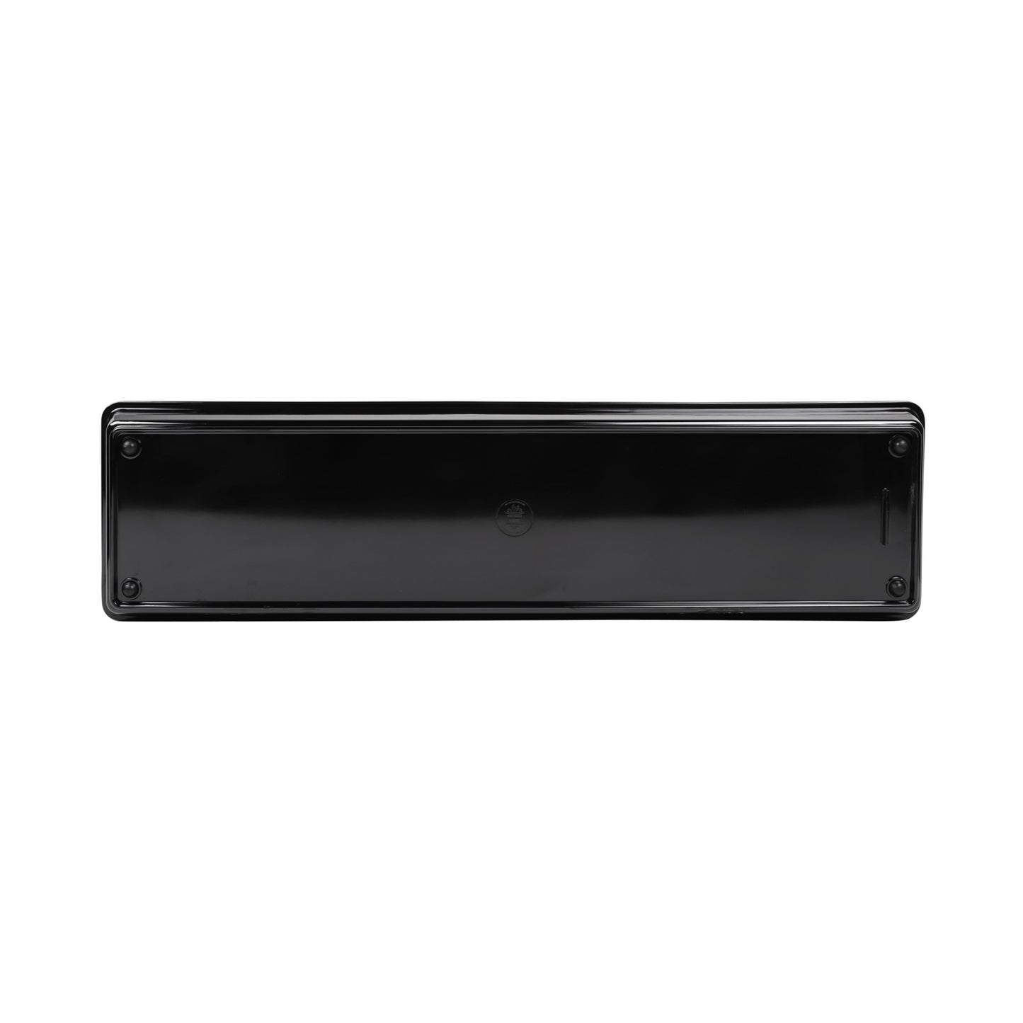 Melamine Rectangular Beaded Edge Tray - Black