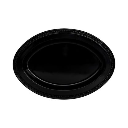 Melamine Oval Platter - Black