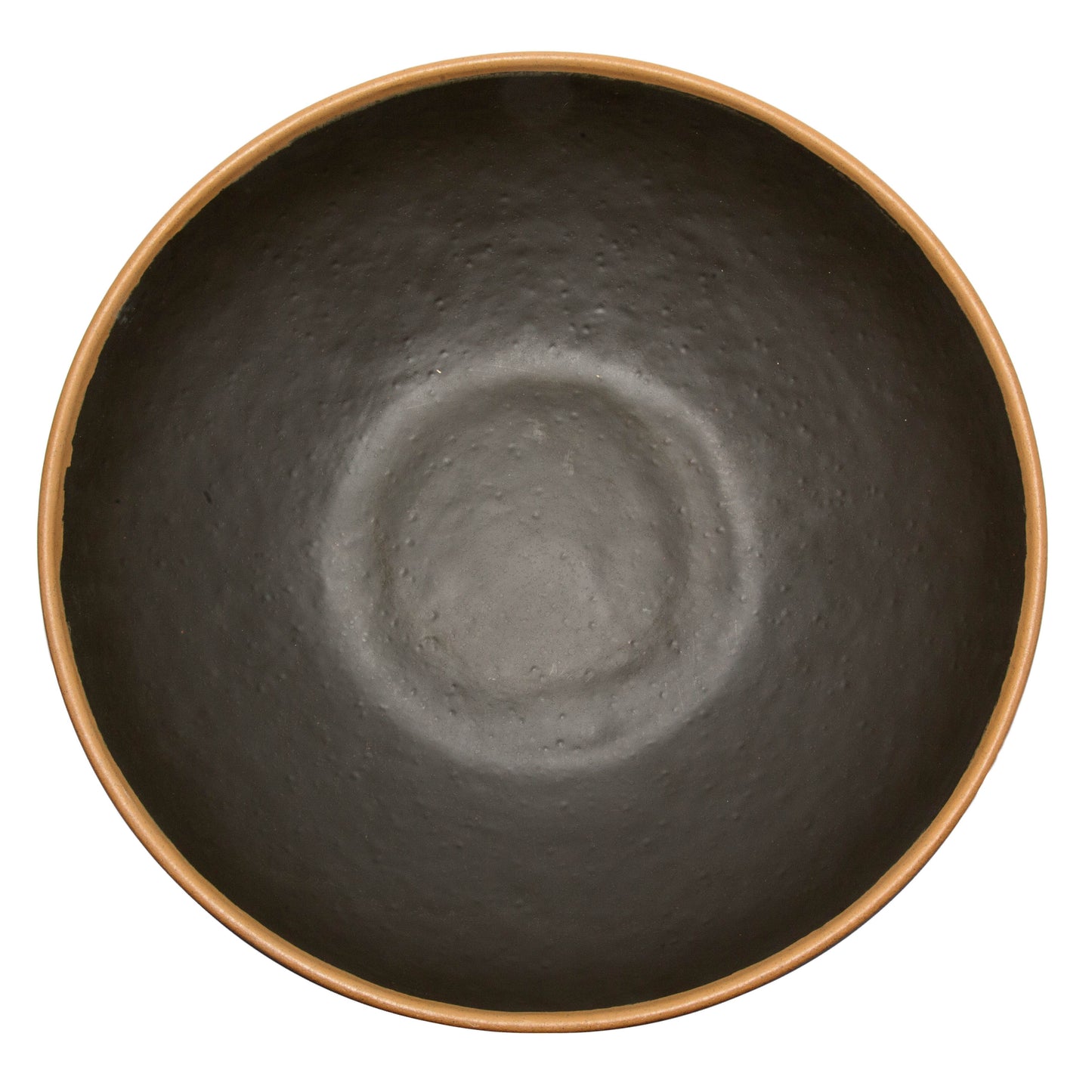 10 qt. Brown, Melamine, Large Display Bowl, (11 qt. rim-full), 16.5" Top Dia., 4.5" Deep, G.E.T. Pottery Market Glazed