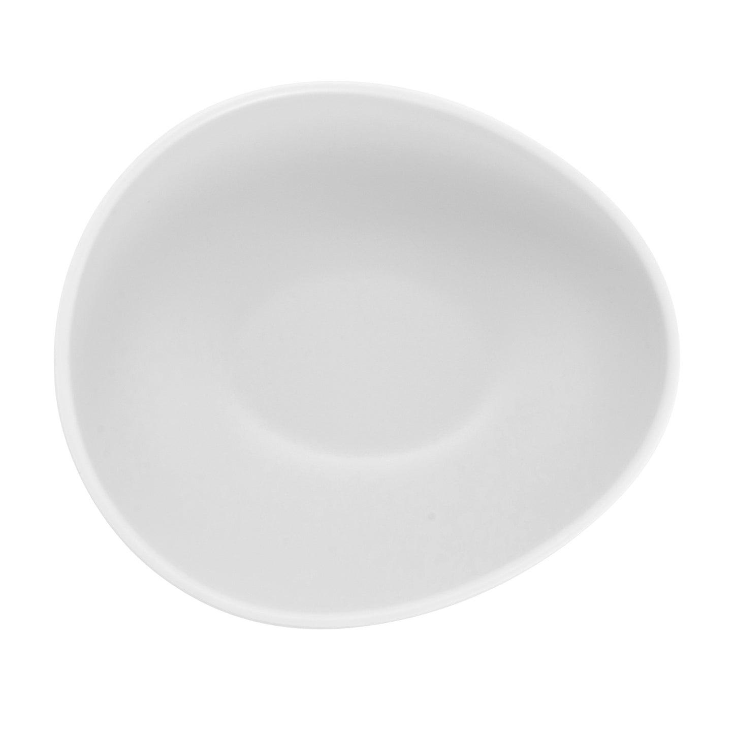 3 oz. White, Melamine, Small Side Dish Bowl, (4.5 oz. rim-full), 1.4" H, (1.6" Max H), 3.9" L x 3.4" W, G.E.T. Riverstone (12 Pack)