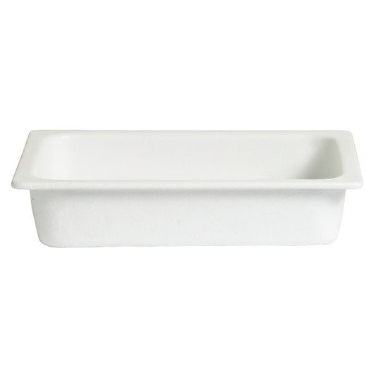 3.7 qt., 10.43" x 12.8" Half Size  Food Pan 1/2 x 2.5", 2.56" Deep