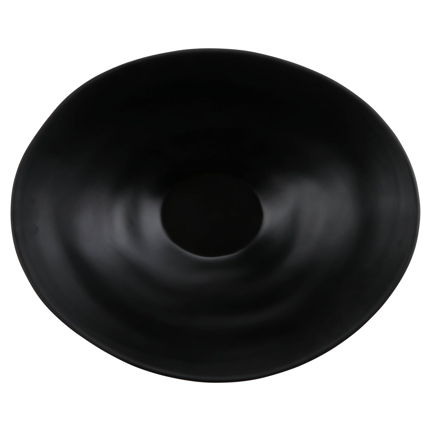 130 oz zeal black oval melamine bowl (large), 16"L x 13"W x 5"H, GET, cheforward