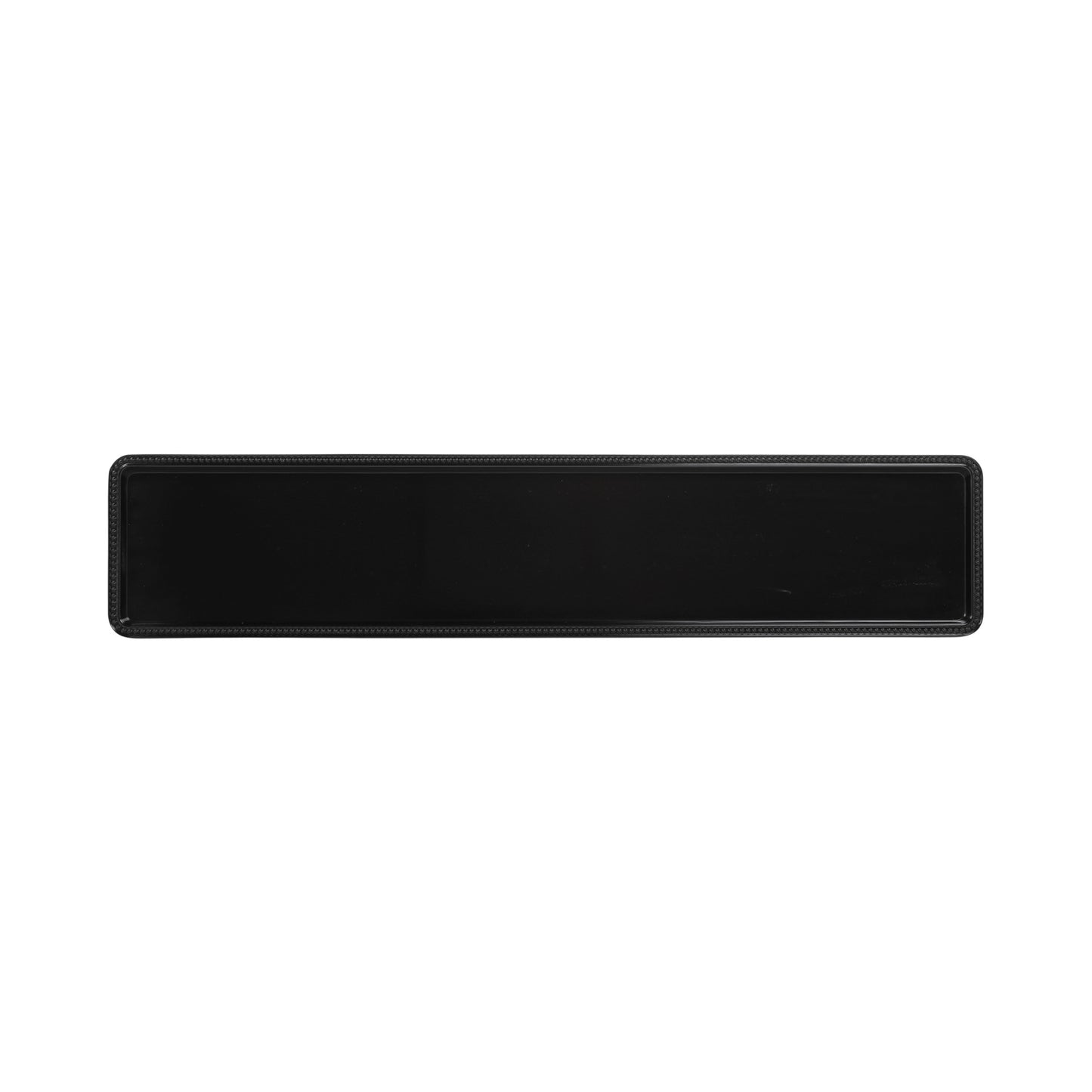 Melamine Rectangular Beaded Edge Tray - Black