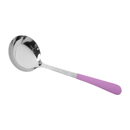 3 oz., 9.5" Stainless Steel Ladle w/ Mirror Finish and Cool-Grip Handle