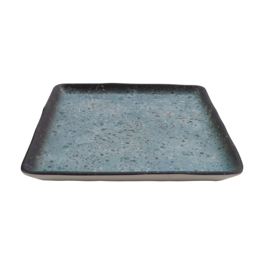 6" savor robin egg blue square melamine plate, 6"L x 6"W x 0.56"H, GET, cheforward