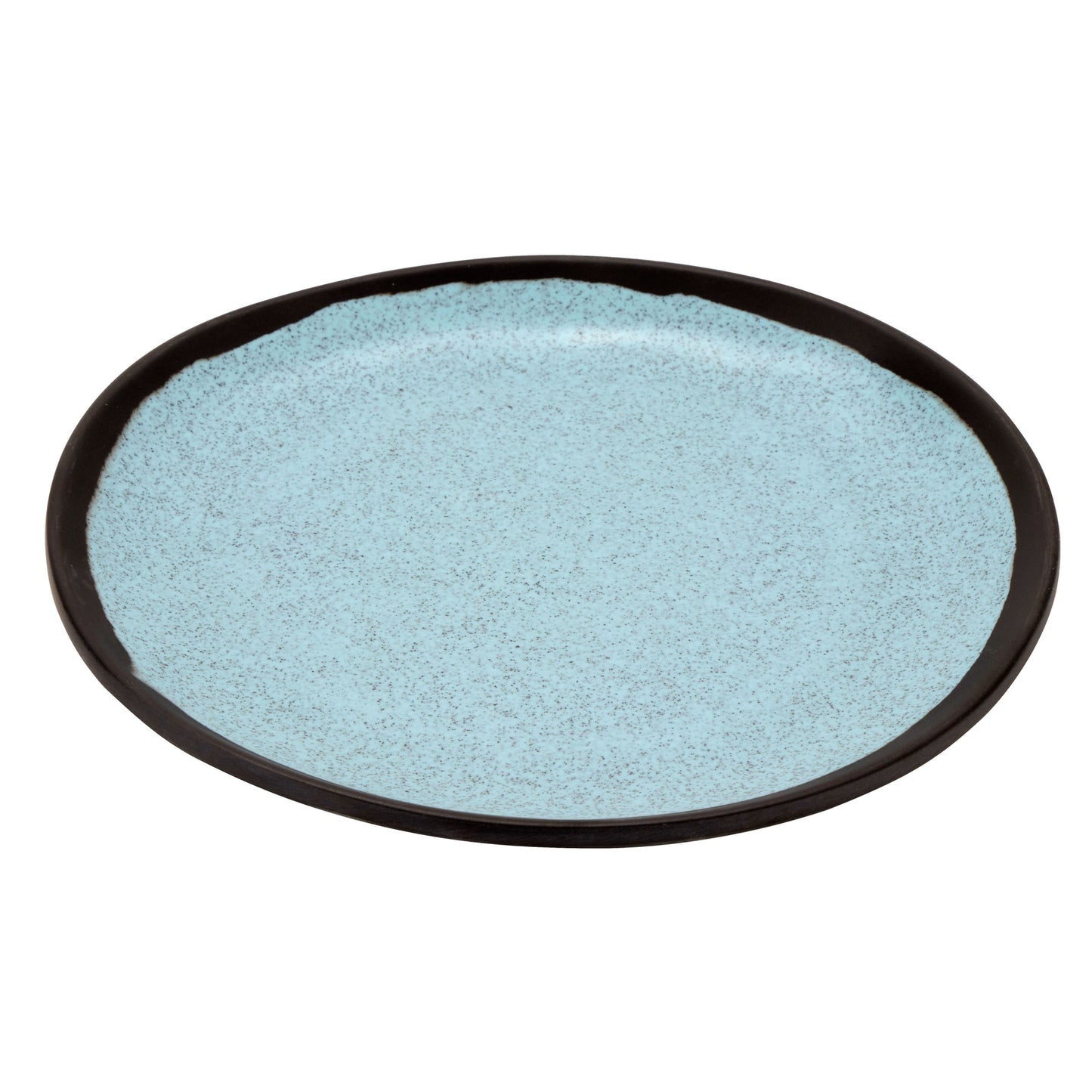 7" Speckled Grayish Blue, Melamine, Bread Plate, G.E.T. Pottery Market Matte (12 Pack)