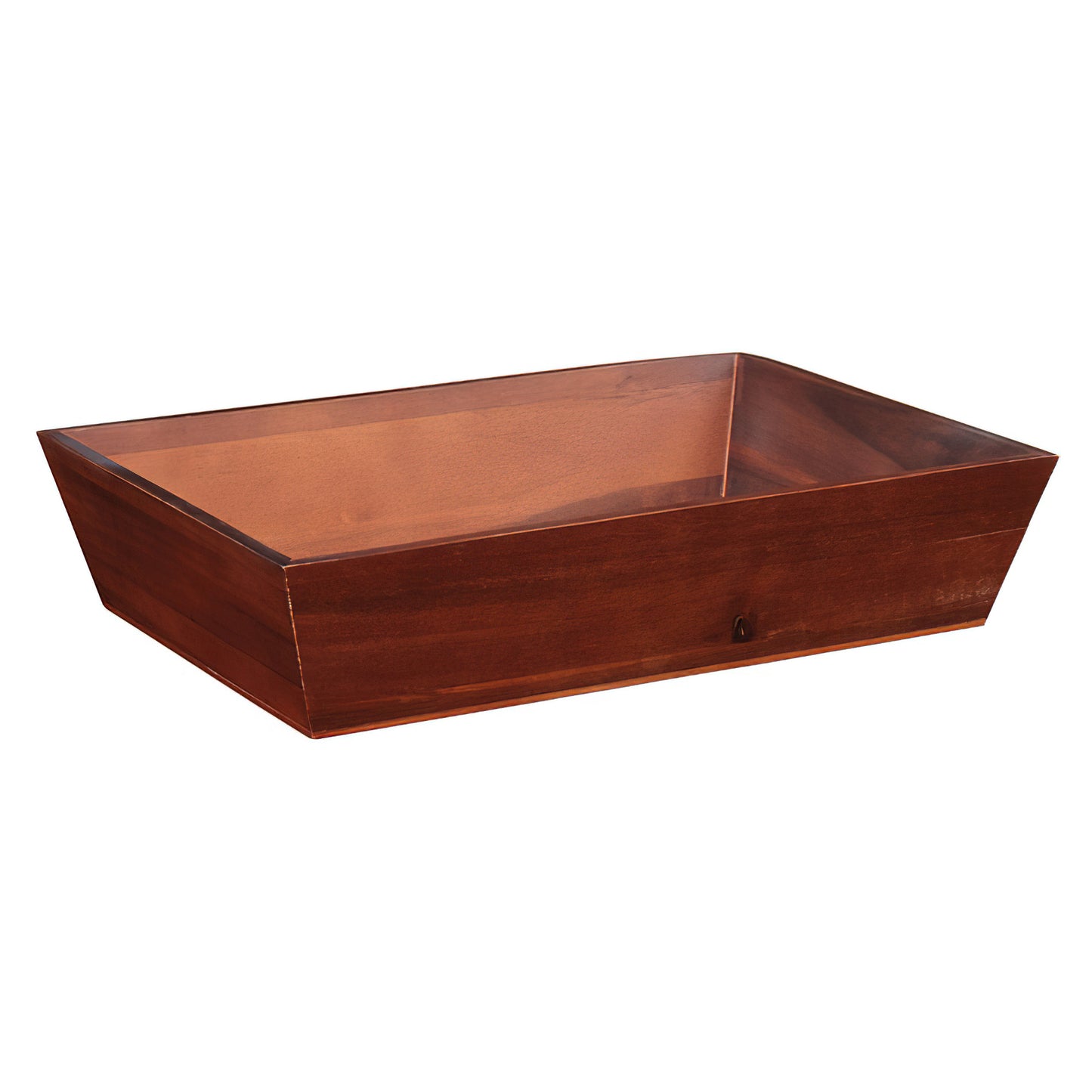 18.25" x 12" Rectangular Wood Tray, 4" tall (fits IR-2010)