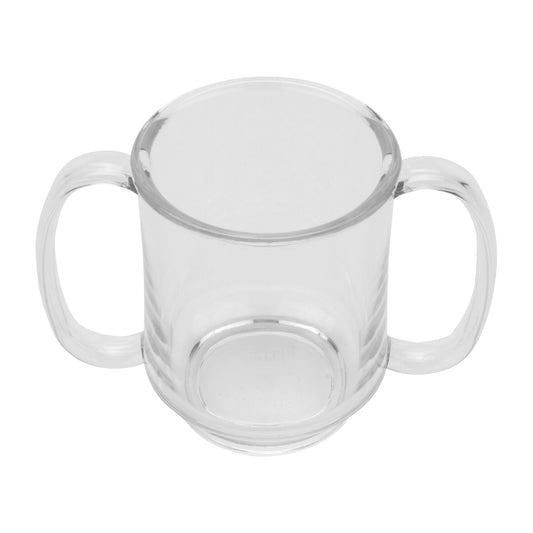 8 oz. (10 oz. Rim-Full), 3.25" Two Handle Mug, 3.75" Deep (12 Pack)