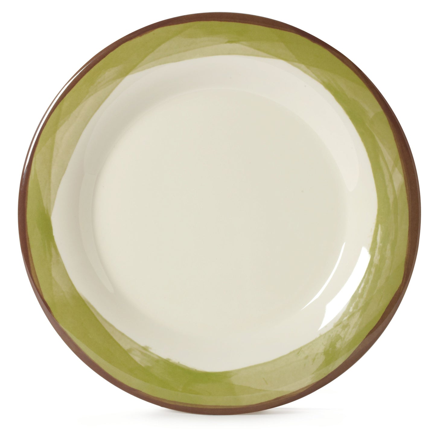 7.5" Wide Rim Plate, Diamond Ivory Base Color (Set of 4 ea.)