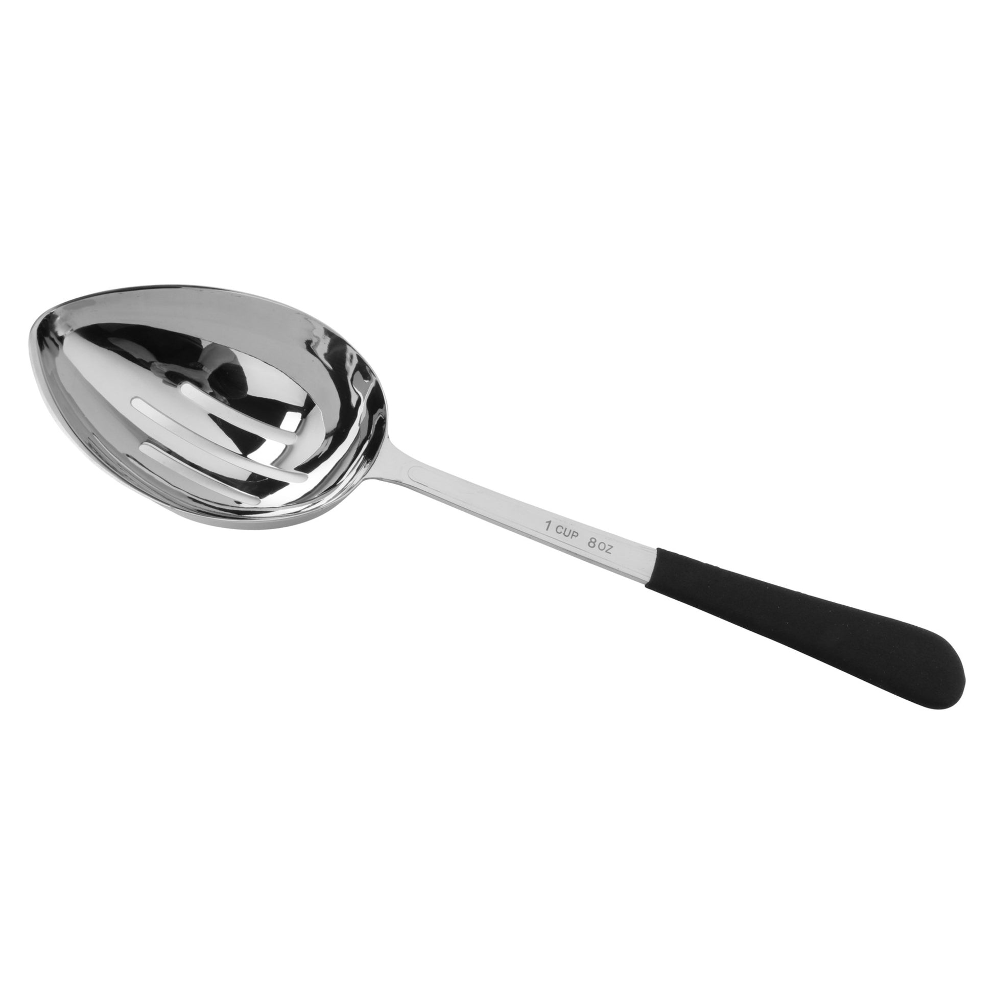 Stainless Steel Portion Control Serving Spoon - Pack of 2 (2 oz. Solid)