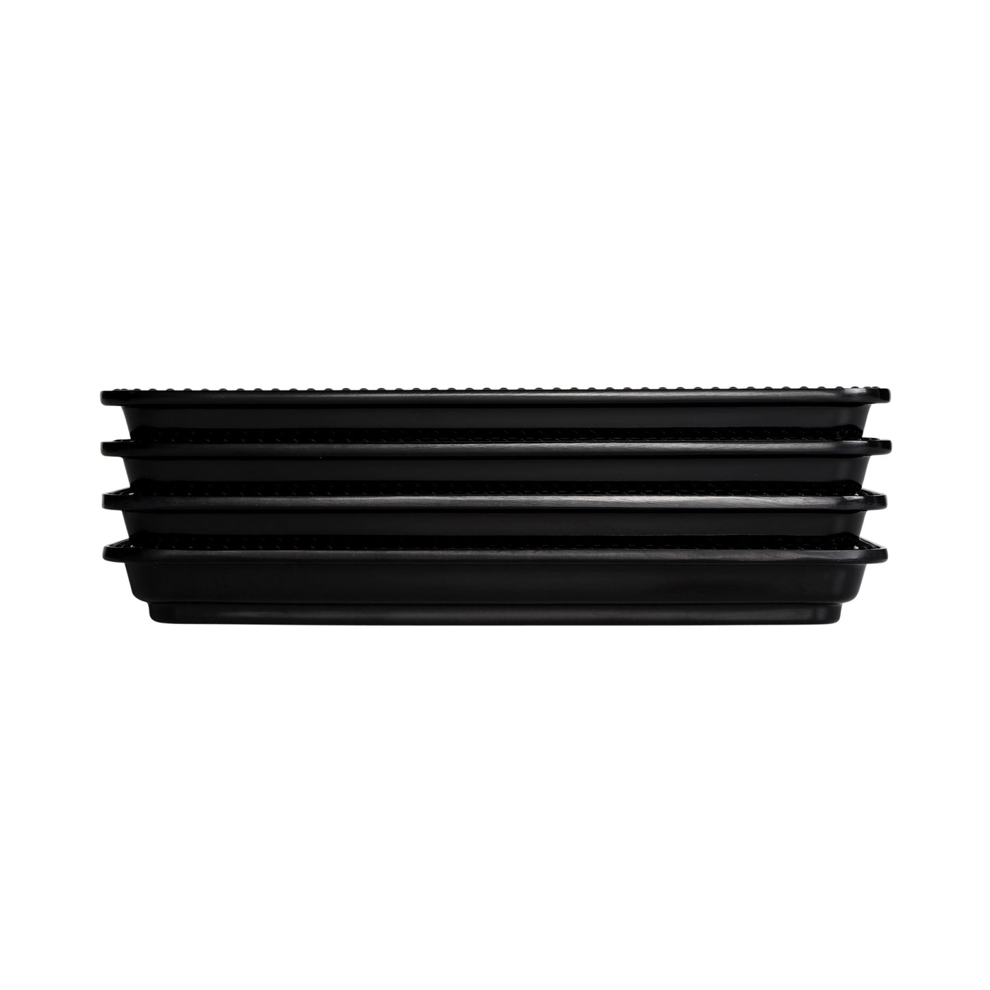 Melamine Square Tray - Black