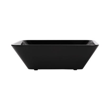 Melamine Square Bowl - Black
