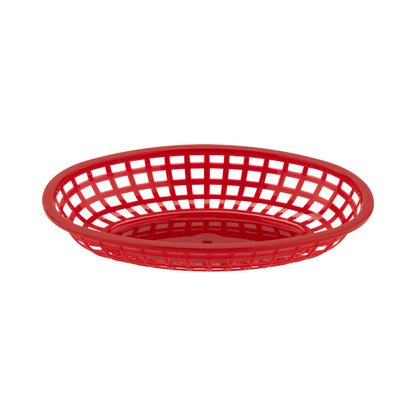 9.5" x 6" Oval Basket, 2" Deep (12 Pack)