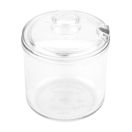 8 oz., 3" Condiment Jar & Cover, 2.75" Deep (12 Pack)