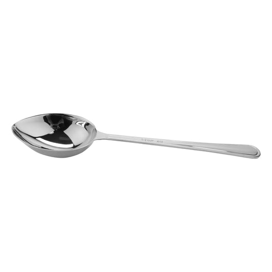 12.75" portion control solid bowl spoon 4 oz , 18/8 s/s 96@ per master, 6@ per inner