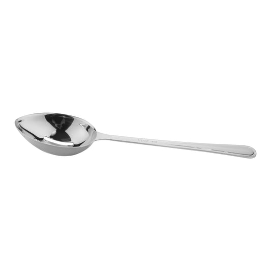 12.75" portion control spoon slotted bowl, 4 oz 96@ per master, 6@ per inner