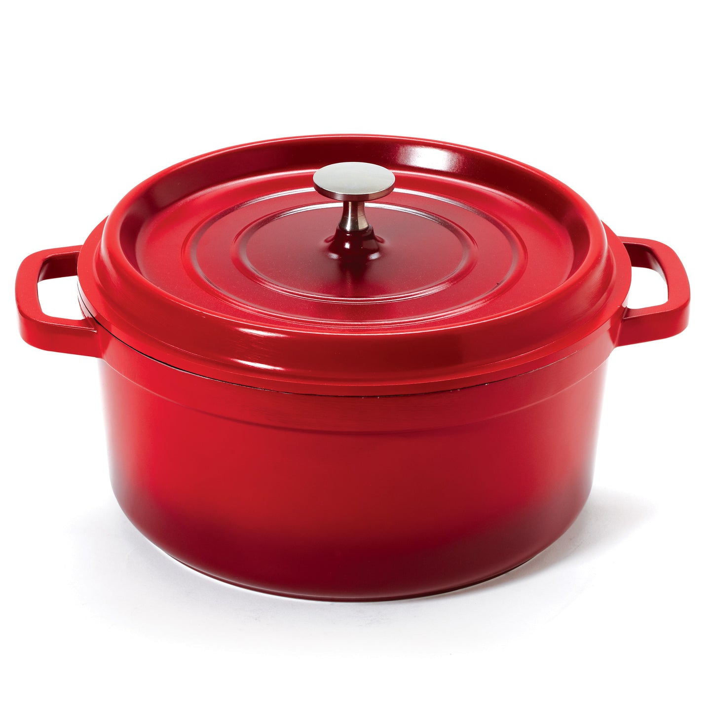 4.5 qt. (5 qt. rim-full), 9.5" Induction Ready Round Dutch Oven w/ Lid, 4.25" deep