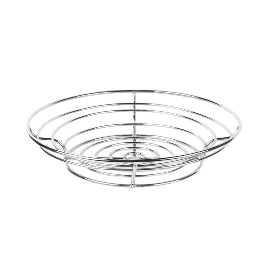 15" Round Chrome Wire Basket, 3" Deep (fits IR-506C, IR-507C)