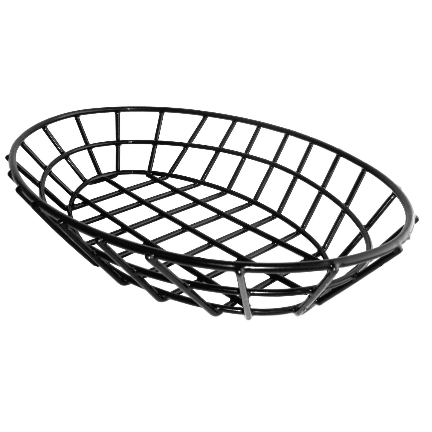 12" x 8.5" Oval Grid Basket, 2" Tall