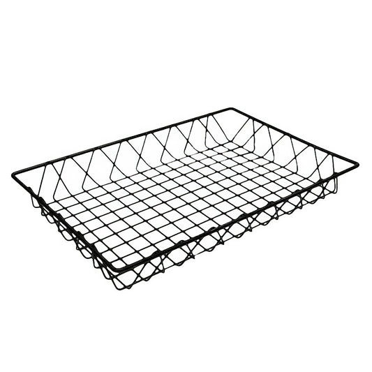 18" x 12" Rectangular Wire Pastry Basket, 2" deep (fits IR-900, IR-902, IR-906, IR-907, IR-951, IR-951T, IR-952T)