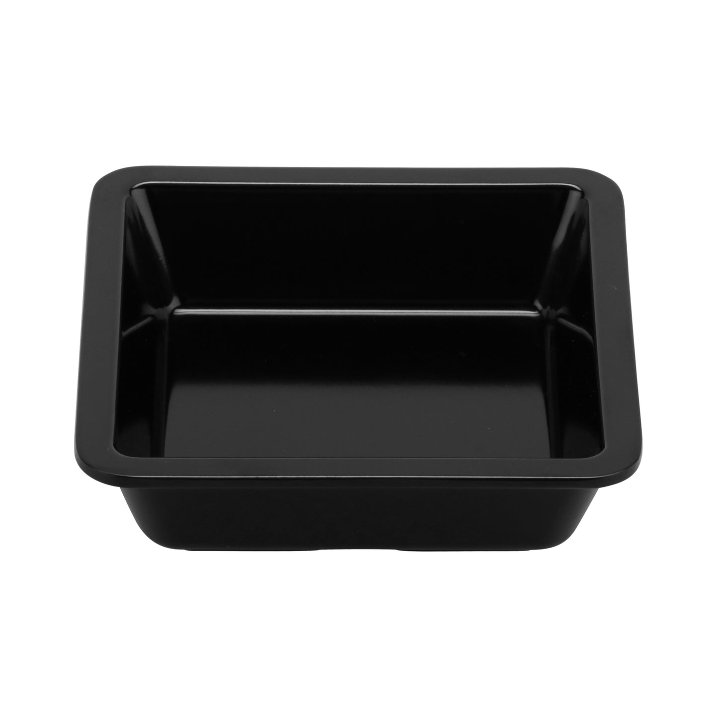 6 oz. (8 oz. Rim-Full), Square Black Side Dish, 4.5"L x 4.5"W x 1.25"H, GET, Milano