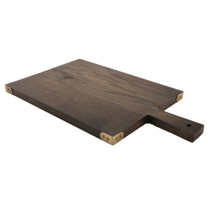 13" x 9.5" Rectangular Ash Wood Serving Board with Handle, 17" with Handle, G.E.T. Taproot