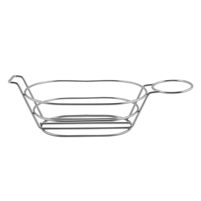 13.75" x 6" Oval Basket w/ Handle and 1 Holder, 3" Tall (Fits 4-84100, 4-84111, 4-84105, RM-203, S-620, F-625, ER-025)