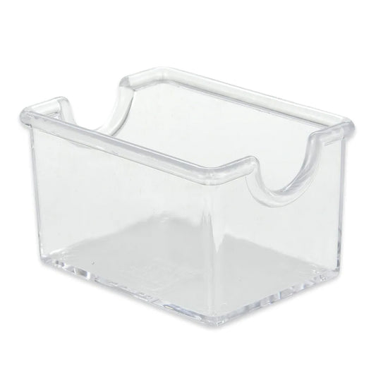 3.5" x 2.5" Plastic Sugar Caddy, 2" Deep (12 Pack)