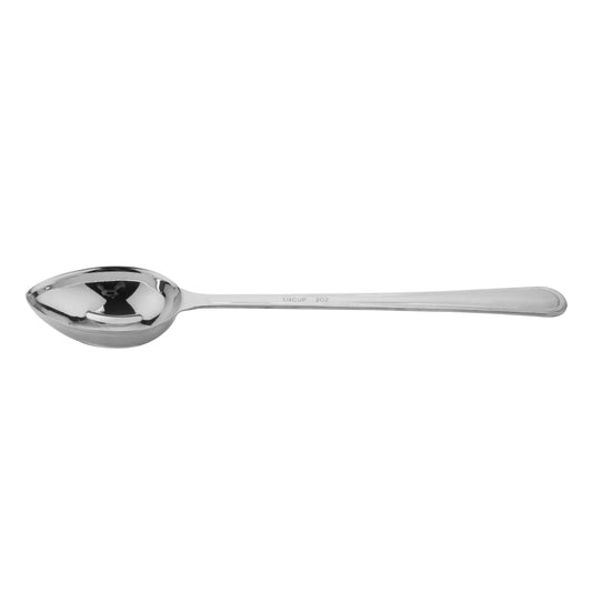 11.75" portion control spoon slotted bowl, 2 oz , 18/8 s/s ,96@ per master carton, 6@ per inner