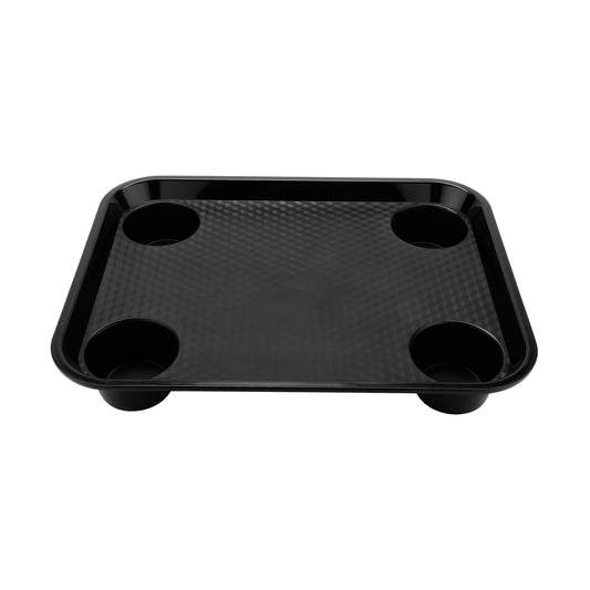 17" x 14" Fast Food Tray/w Holders (12 Pack)