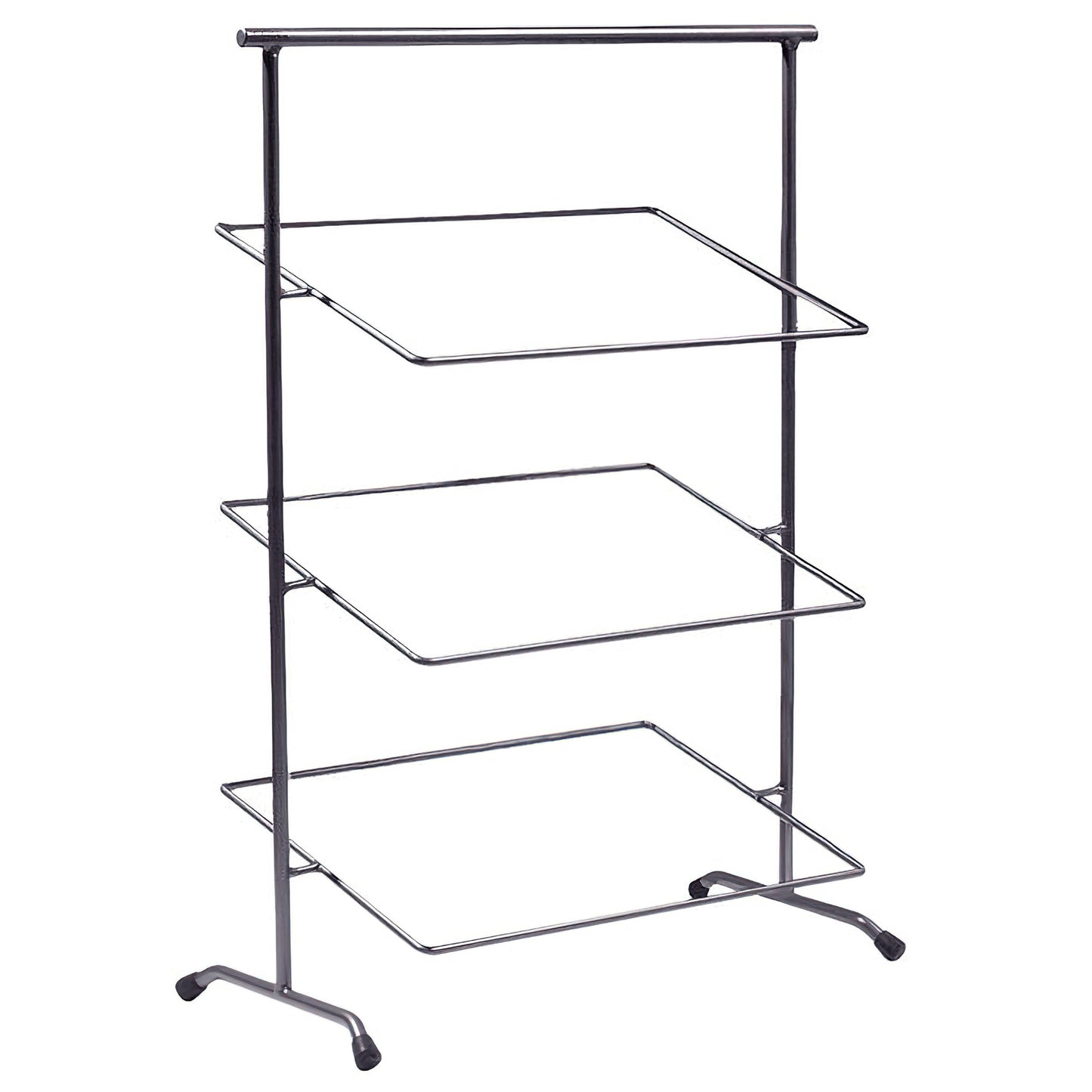 22" x 11" Gray Rectangular 3-Tier Tilted Pane Stand, 31.25" tall (fits IR-903, IR-904, BAMTRY-01, BAMTRY-02)