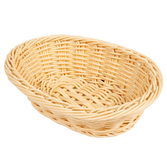 9" x 6.75" Oval Basket, 2.5" Deep